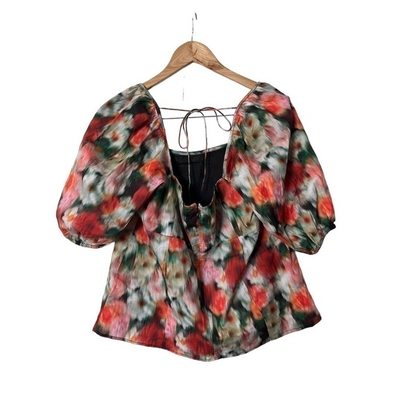 NWT J. Crew Squareneck Top Liberty® Hazy Days Floral 12 - Picture 5 of 8